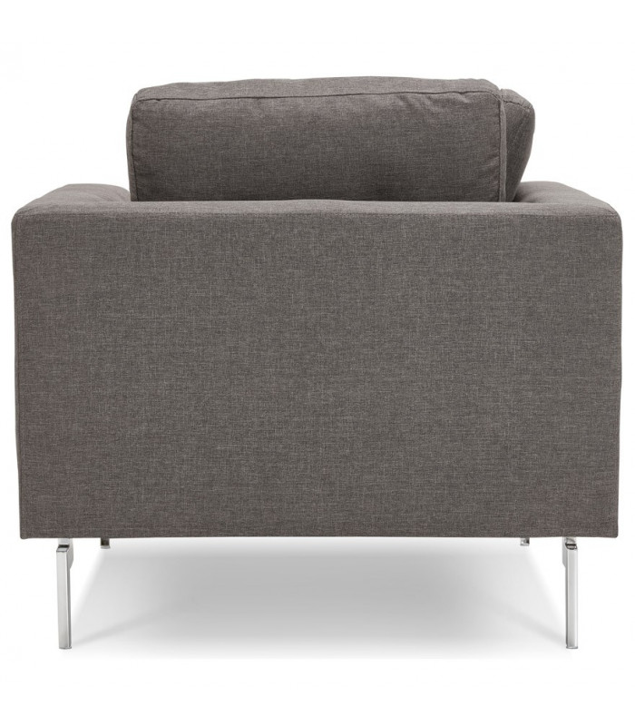 Canapé design gris foncé en tissu Abbey Mini