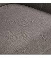 Canapé design gris foncé en tissu Abbey Mini