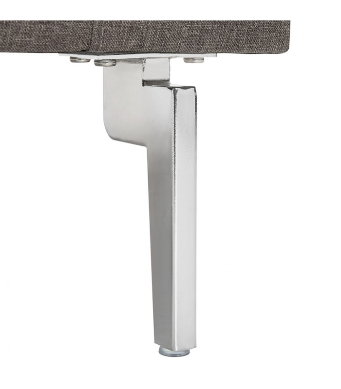 Canapé design gris foncé en tissu Abbey Mini