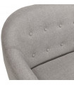 Canapé design gris clair en tissu Altum Mini