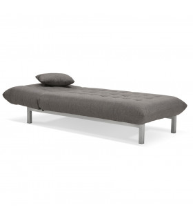 Canapé design gris foncé en tissu Elms