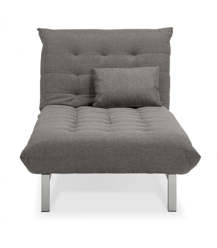 Canapé design gris foncé en tissu Elms