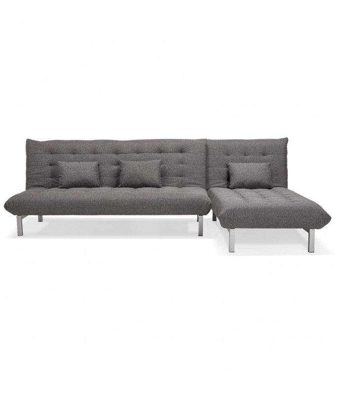 Canapé design gris foncé en tissu Elms