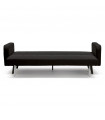 Canapé design noir en tissu Haughton