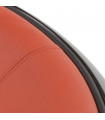 Fauteuil design noir en plastique et similicuir Everett