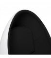 Fauteuil Design blanc en plastique et tissu Piccadilly