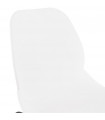 Tabouret de bar design blanc en plastique et métal Reman Mini